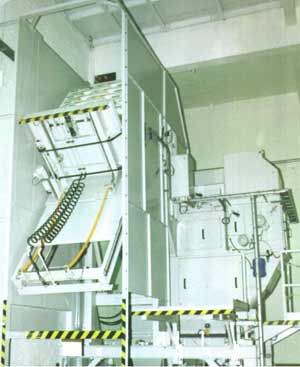 Vollautomatische Sackdepalettierung Trommelsackentleerungsmaschine TR
