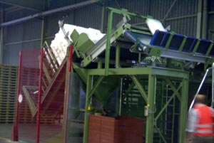 Fully automatic bag emptying machines